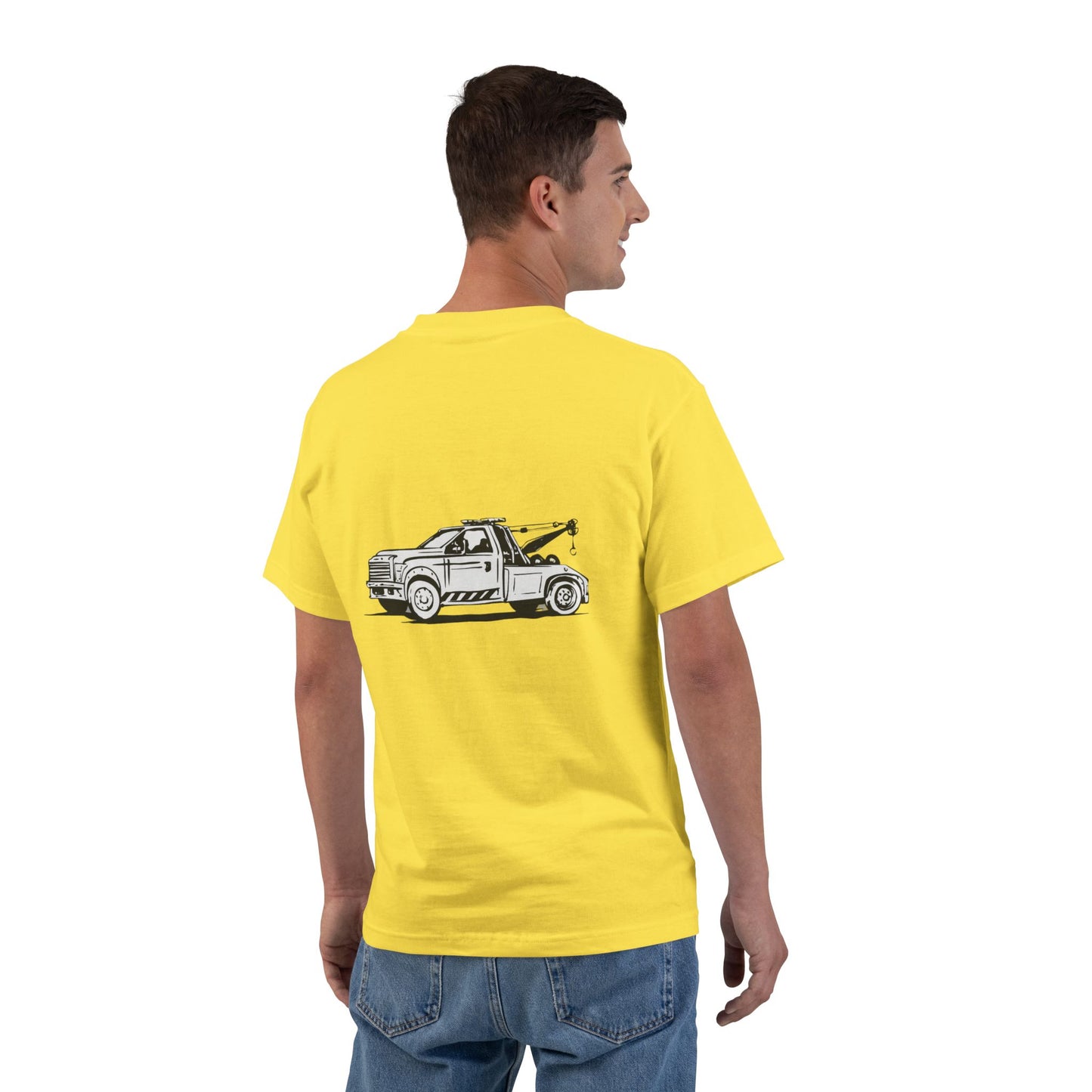 Wheel Lift Tow Truck Men's Short-Sleeve Crewneck Tee