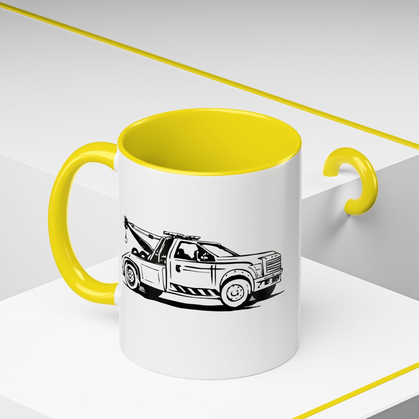 Wheel Lift Tow Truck 2-Tone Coffee Mug