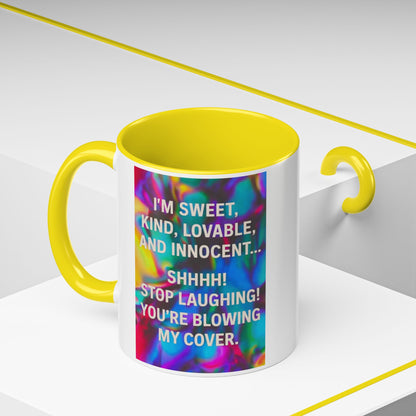 Blowing My Cover 2-Tone Coffee Mug