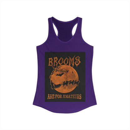 Brooms Are For Amateurs Women's Racerback Tank