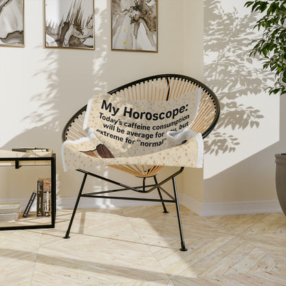 Today's Horoscope Velveteen Microfiber Blanket