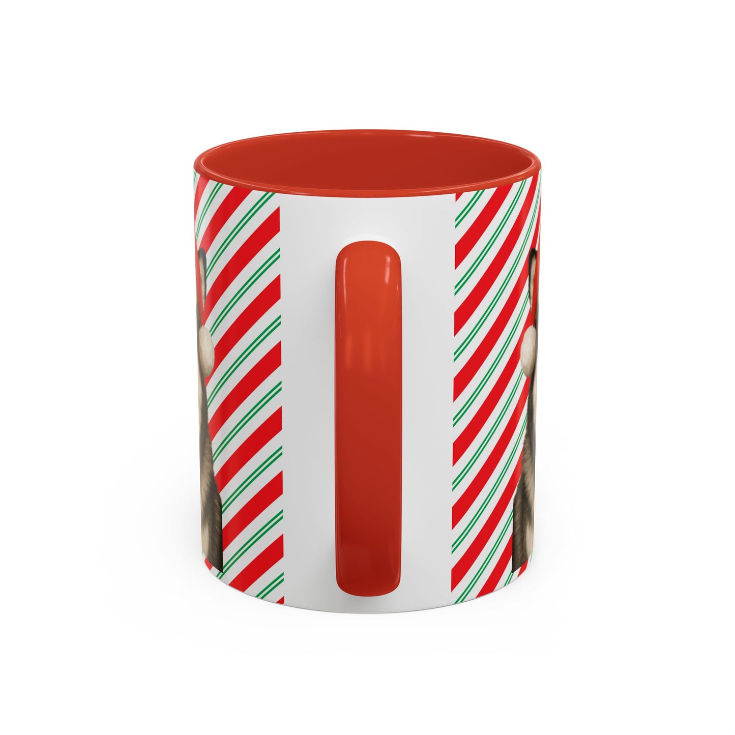 Santa Paws Malamute 2-Tone Coffee Mug