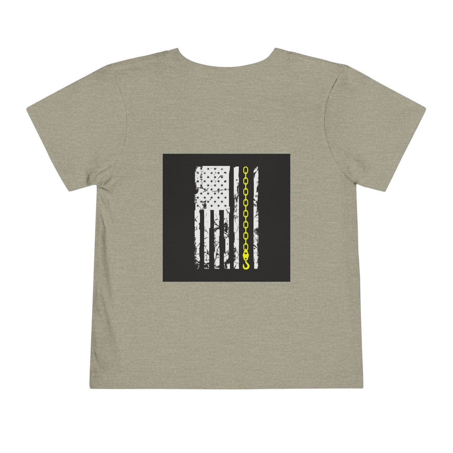 Thin Yellow Line Toddler Unisex Short Sleeve Crewneck Tee