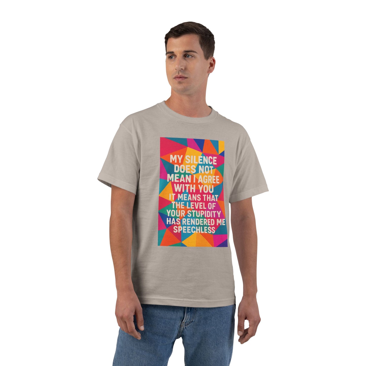 Speechless Men's Short-Sleeve Crewneck Tee