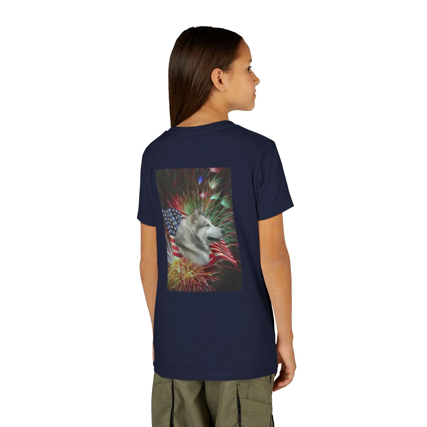 American Malamute Youth Unisex Short Sleeve Crewneck Tee