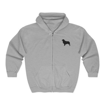 Aussie Silhouette Unisex Full Zip Hoodie
