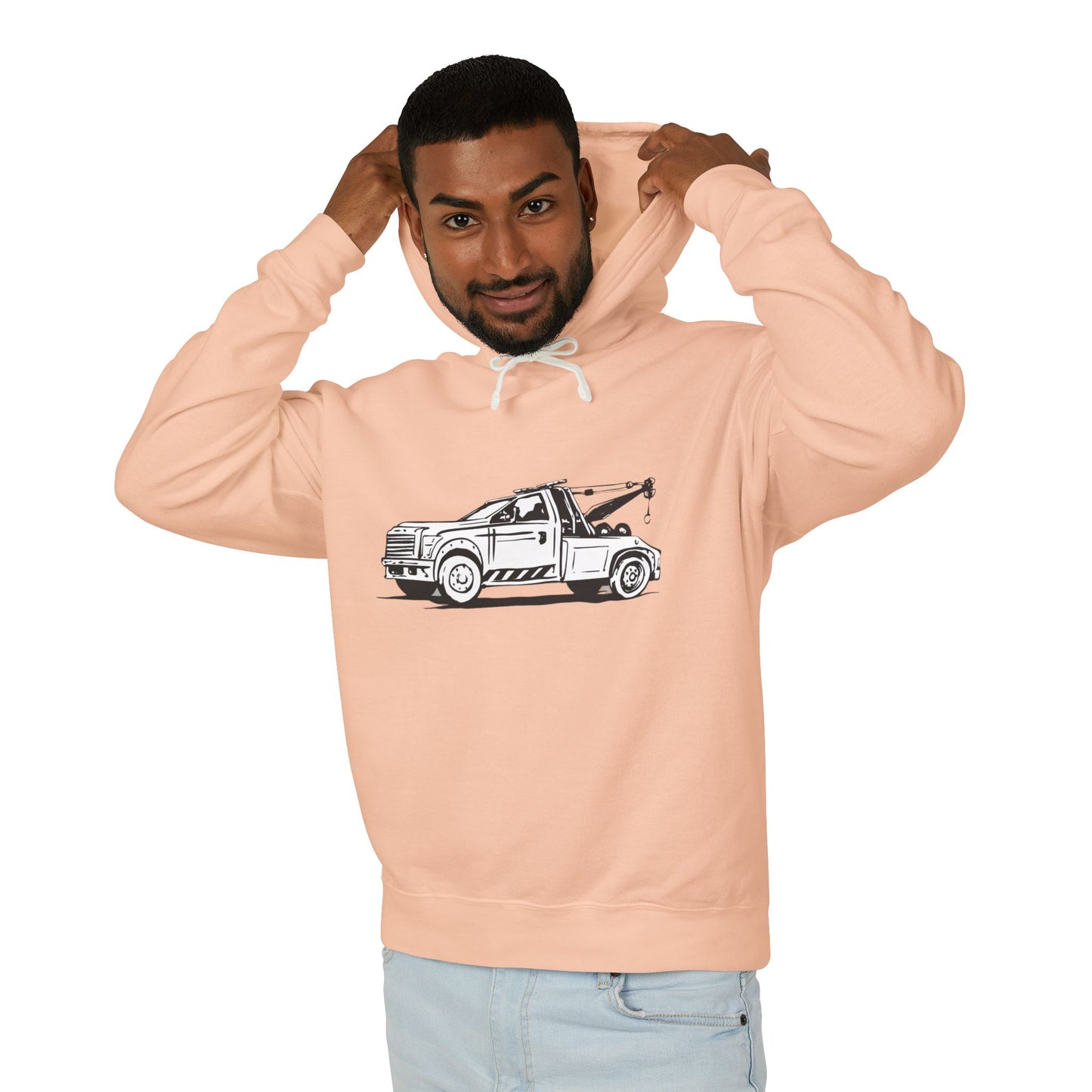 Wheel Lift Tow Truck Unisex Lightweight Hoodie