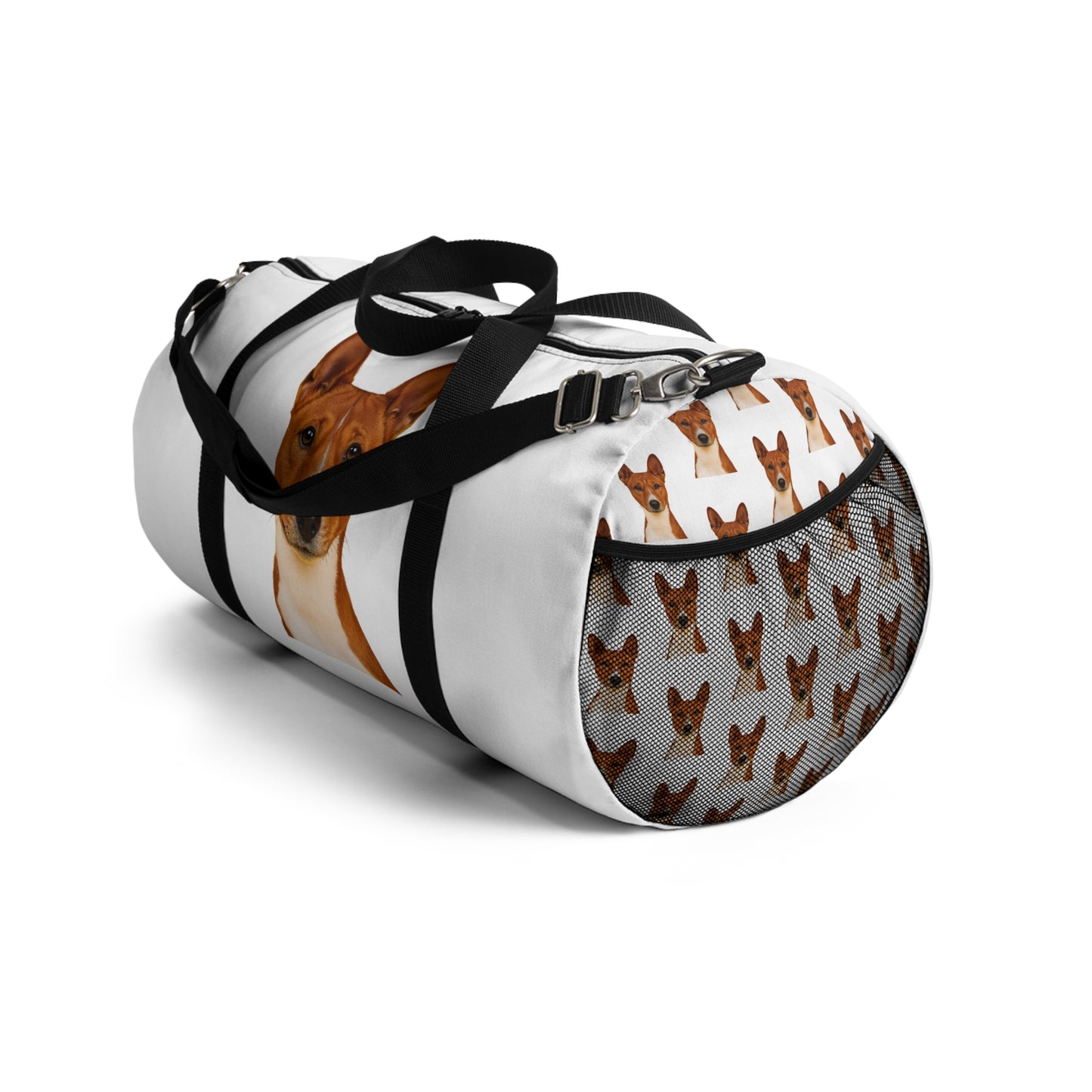 Basenji Head Duffel Bag