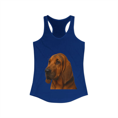 Bloodhound Head Women's Racerback Tank