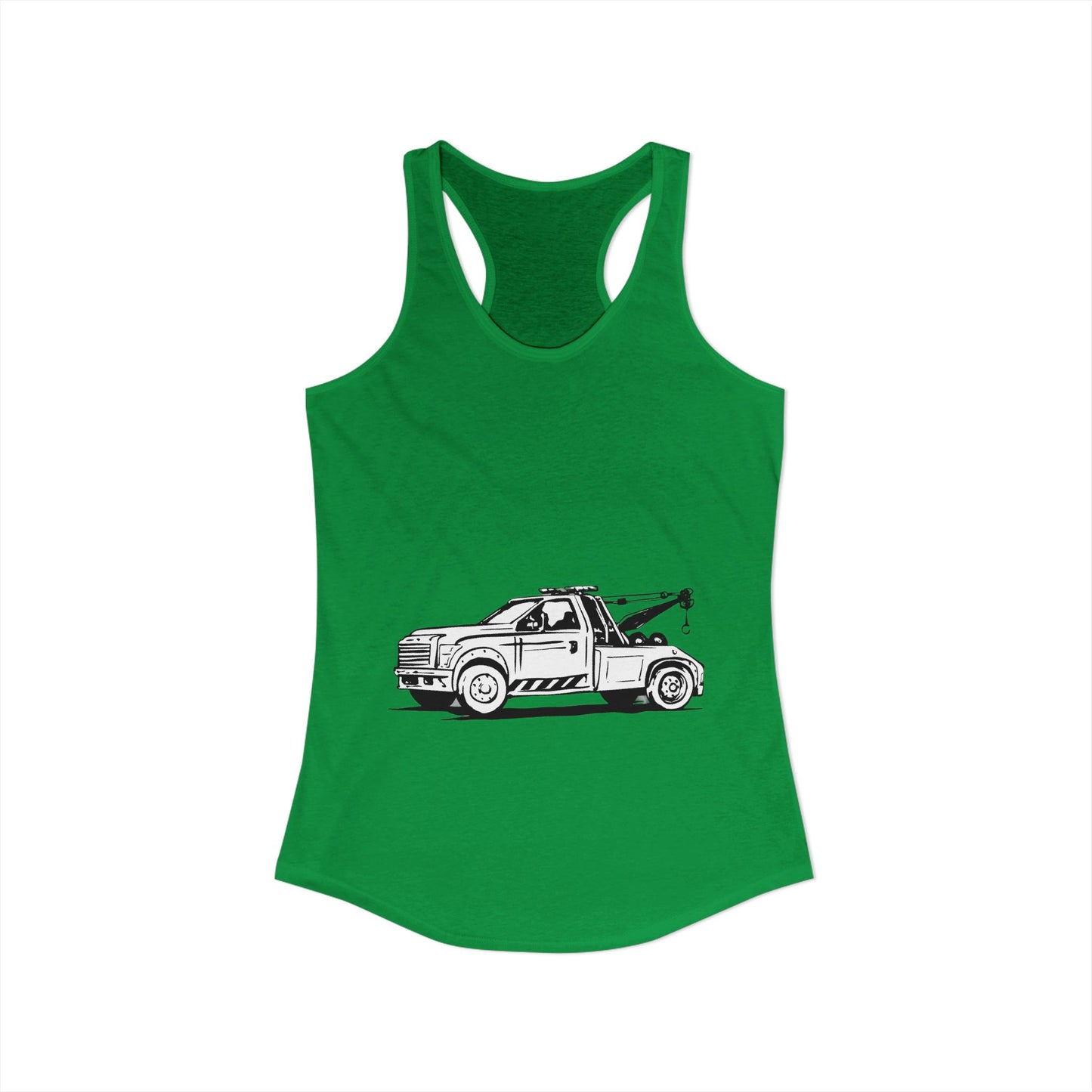 Wheel Lift Tow Truck Women's Racerback Tank