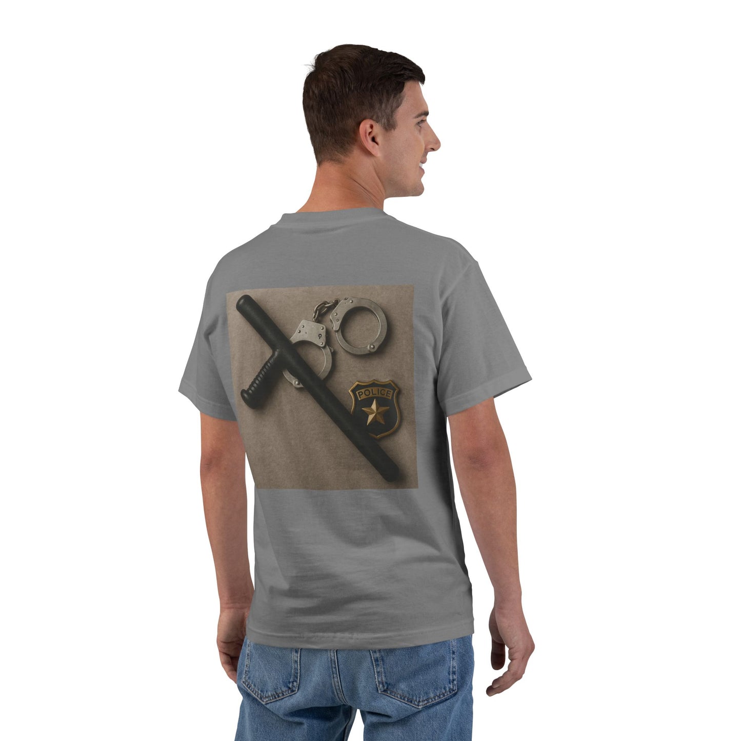 Law Enforcement Appreciation Men's Short-Sleeve Crewneck Tee