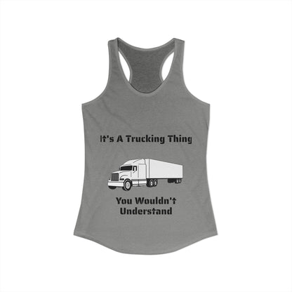 Trucking Thing Women's Racerback Tank