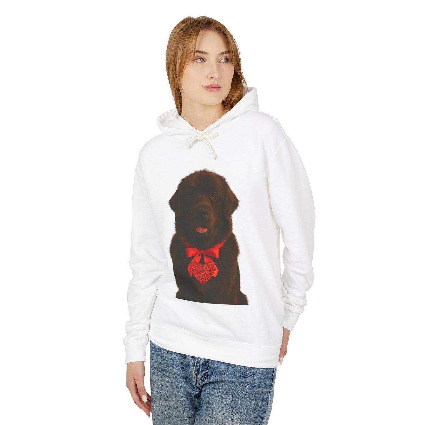 Cupid's Companion Newfie Unisex Lightweight Hoodie