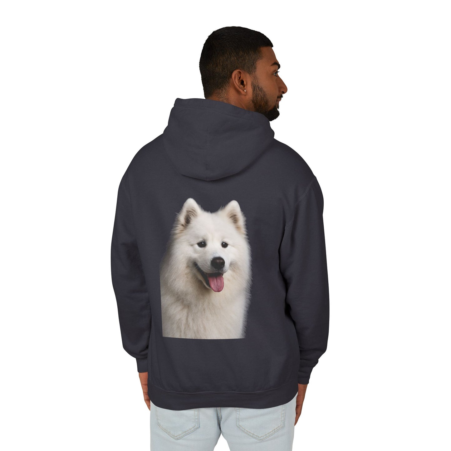 Samoyed Head Unisex Lightweight Hoodie