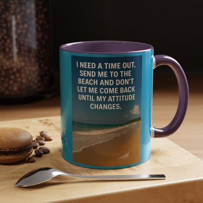 Time Out 2-Tone Coffee Mug