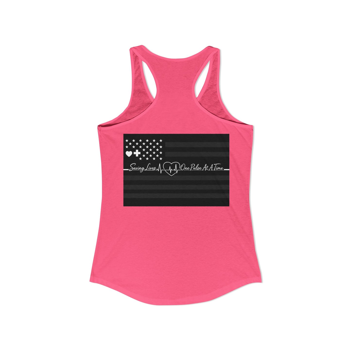 Thin White Line Women's Racerback Tank