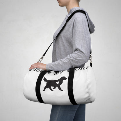 Heart Of Gold Duffel Bag