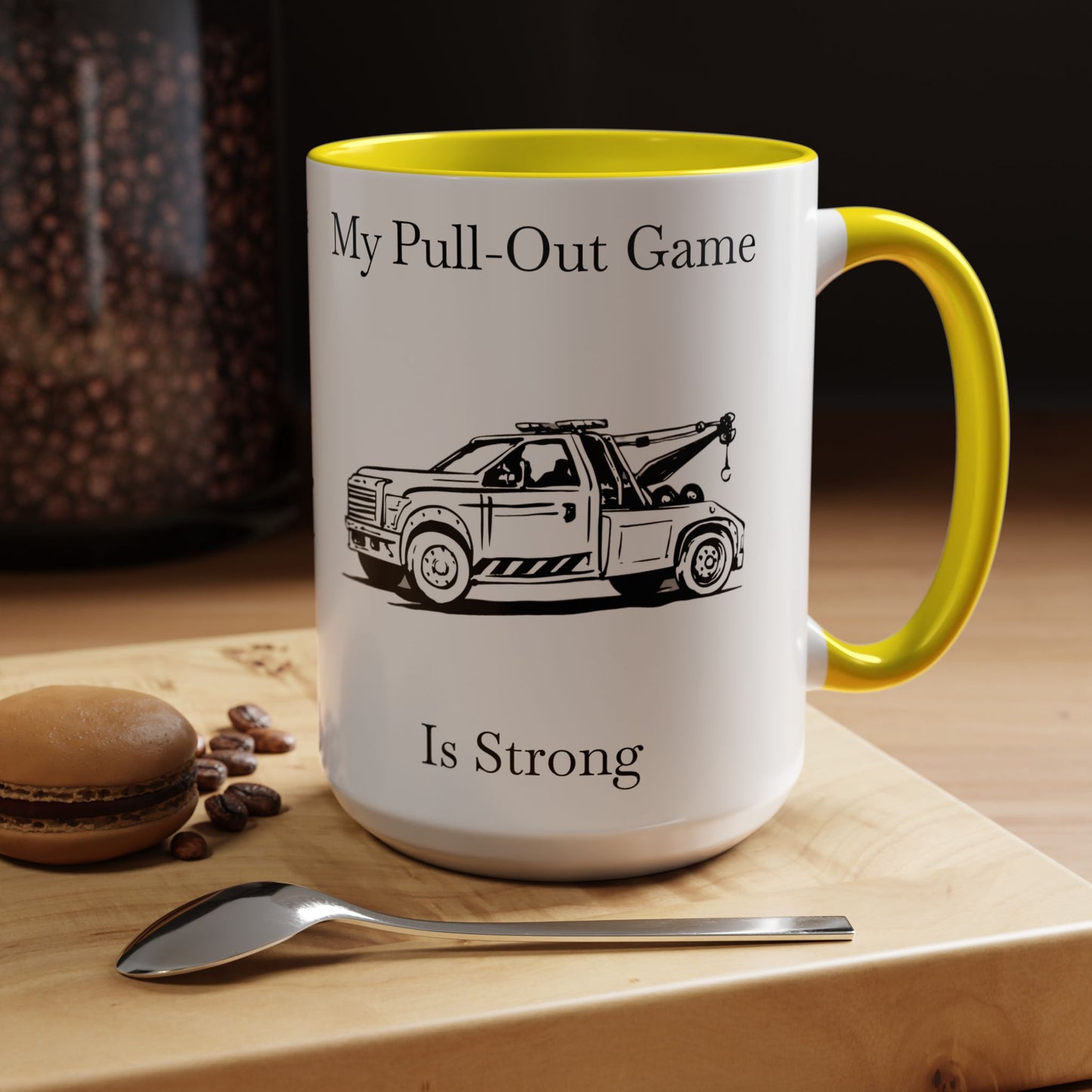 Pull Out Wheel Lift Tow Truck 2-Tone Coffee Mug