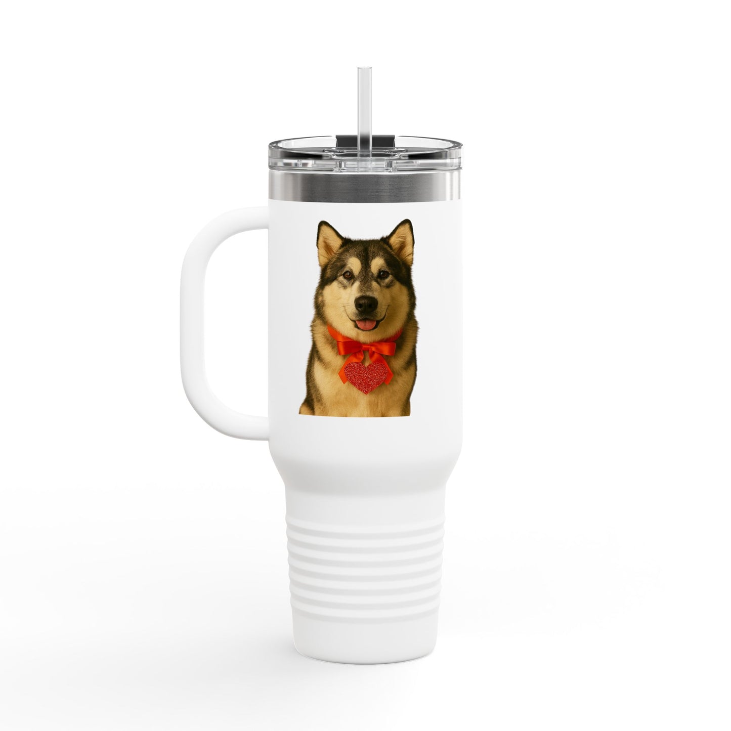 Cupid's Companion Malamute Insulated Travel Mug