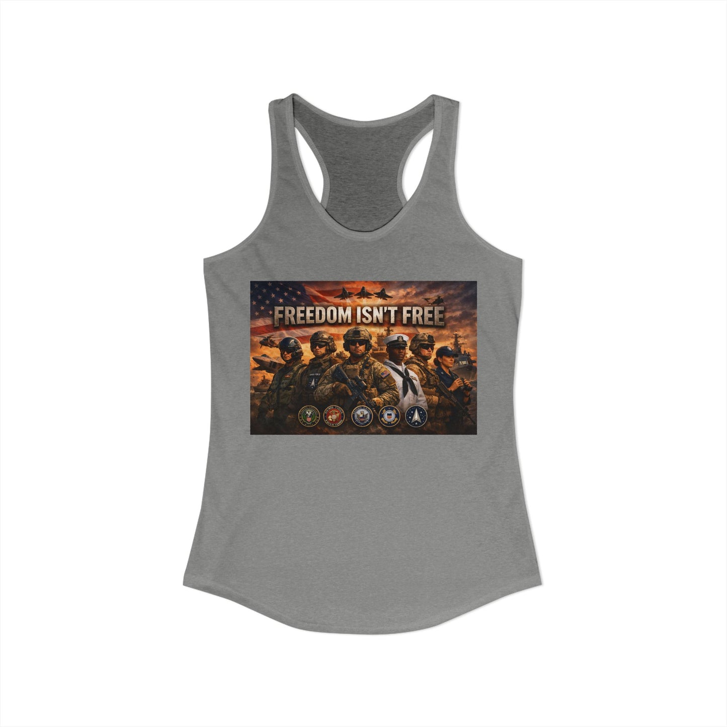 Freedom Isn't Free Women's Racerback Tank