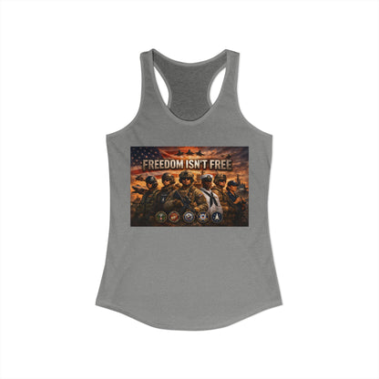 Freedom Isn't Free Women's Racerback Tank