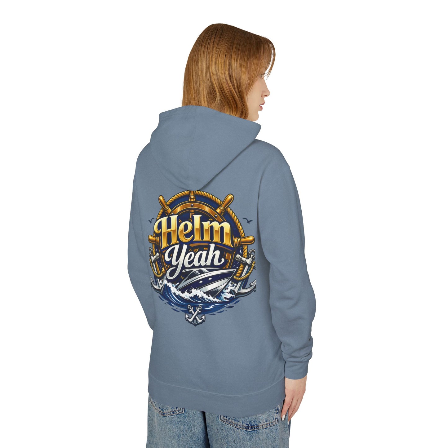 Helm Yeah Unisex Lightweight Hoodie