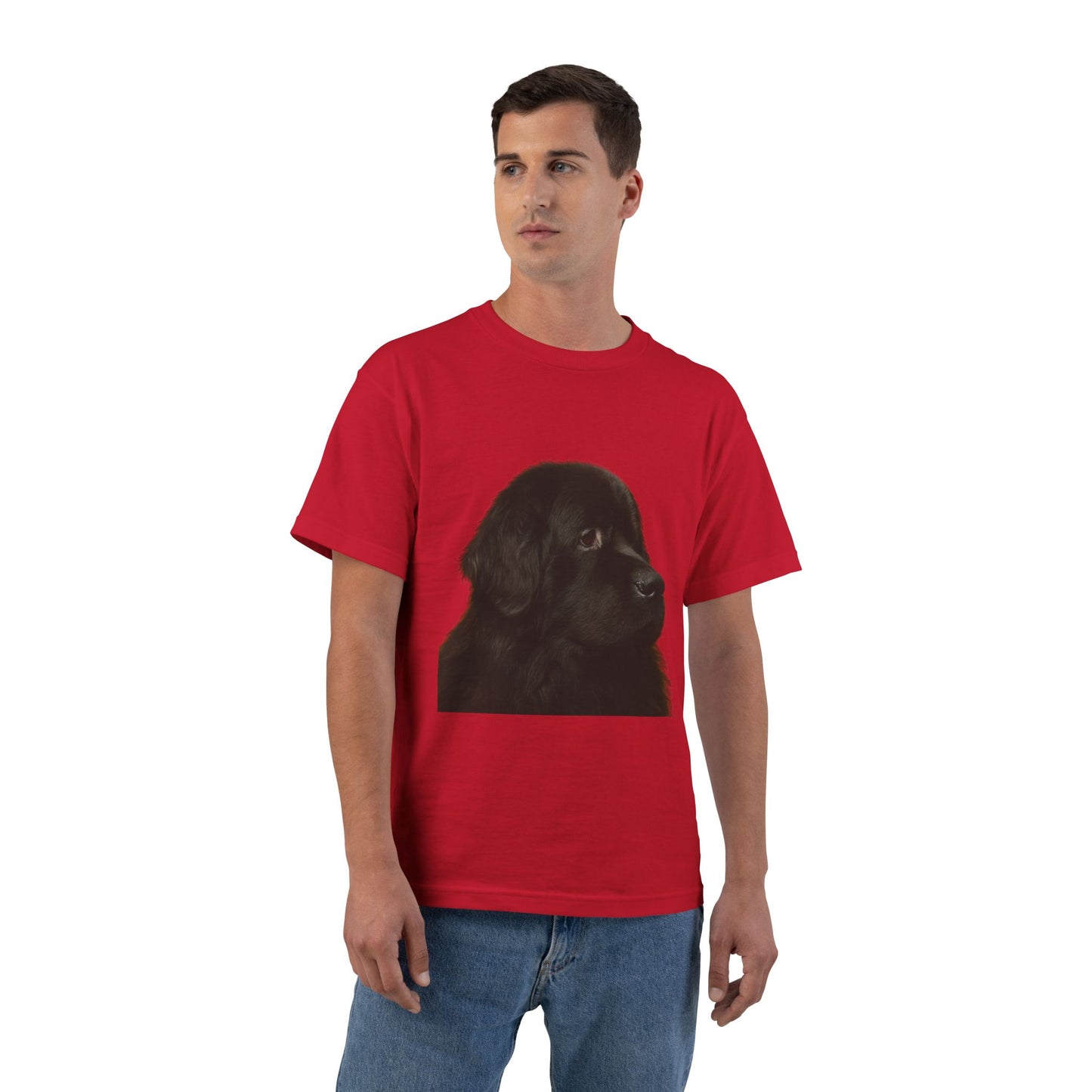 Newfie Head Men's Short-Sleeve Crewneck Tee