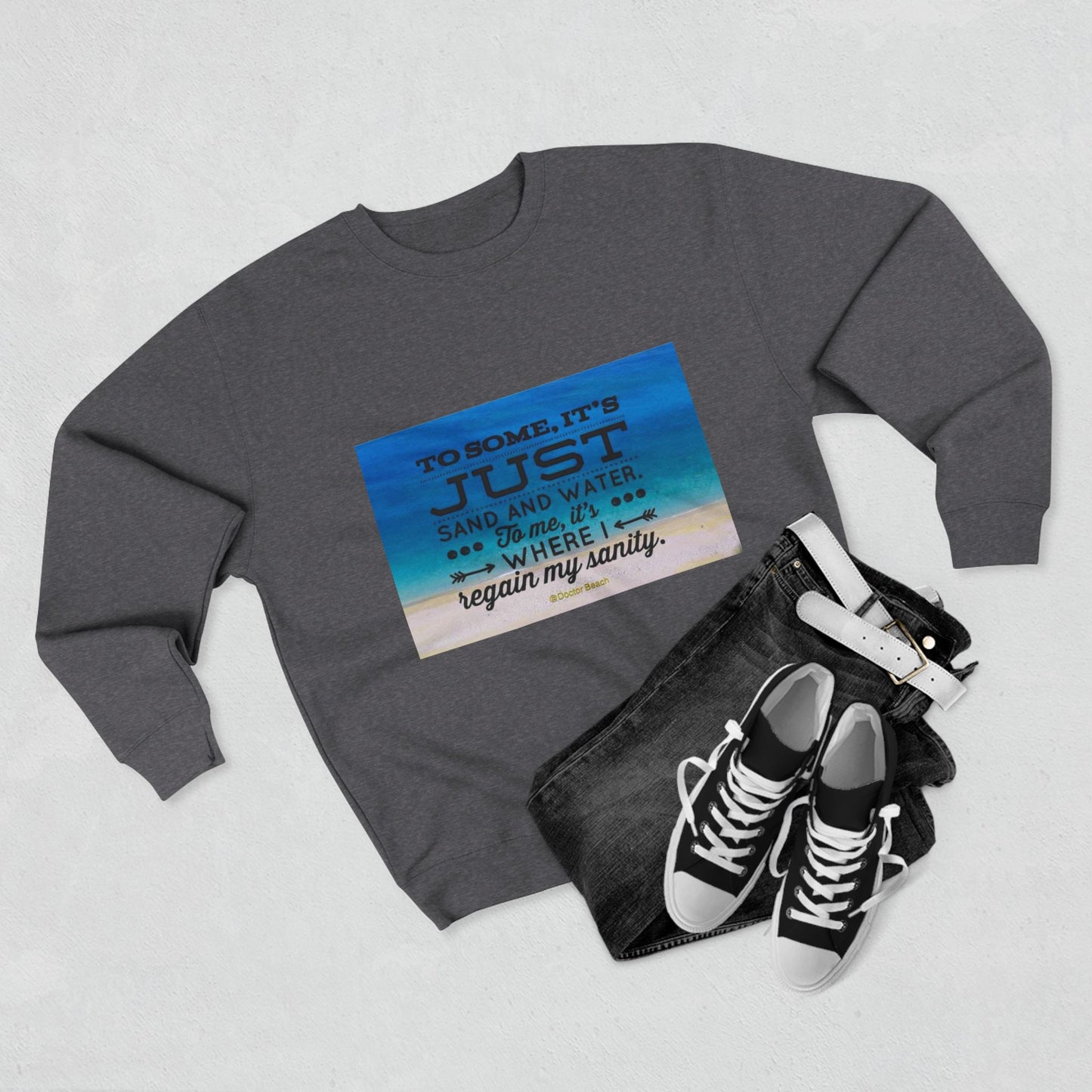 Dr. Beach Unisex Crewneck Sweatshirt