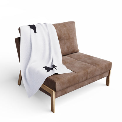 Golden Silhouette Arctic Fleece Blanket