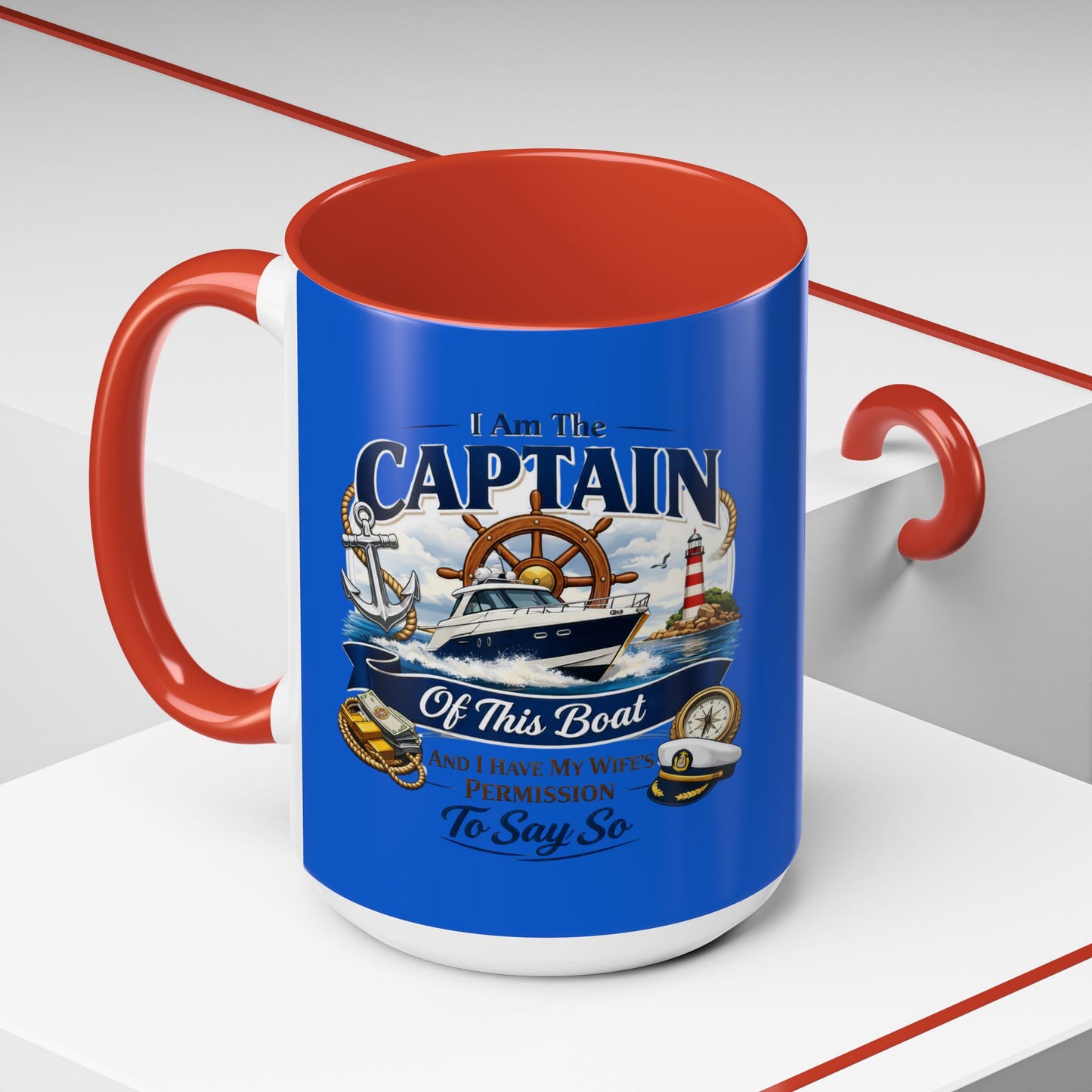 Captain 2-Tone Coffee Mug
