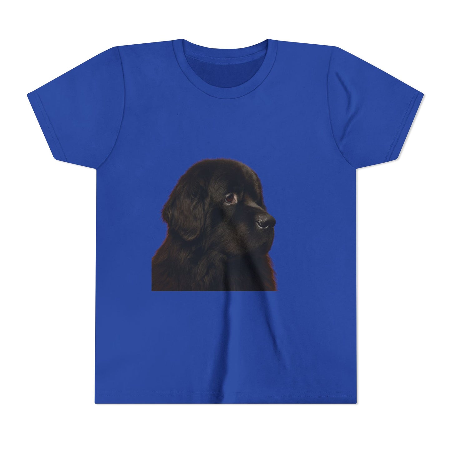 Newfie Head Youth Unisex Short Sleeve Crewneck Tee