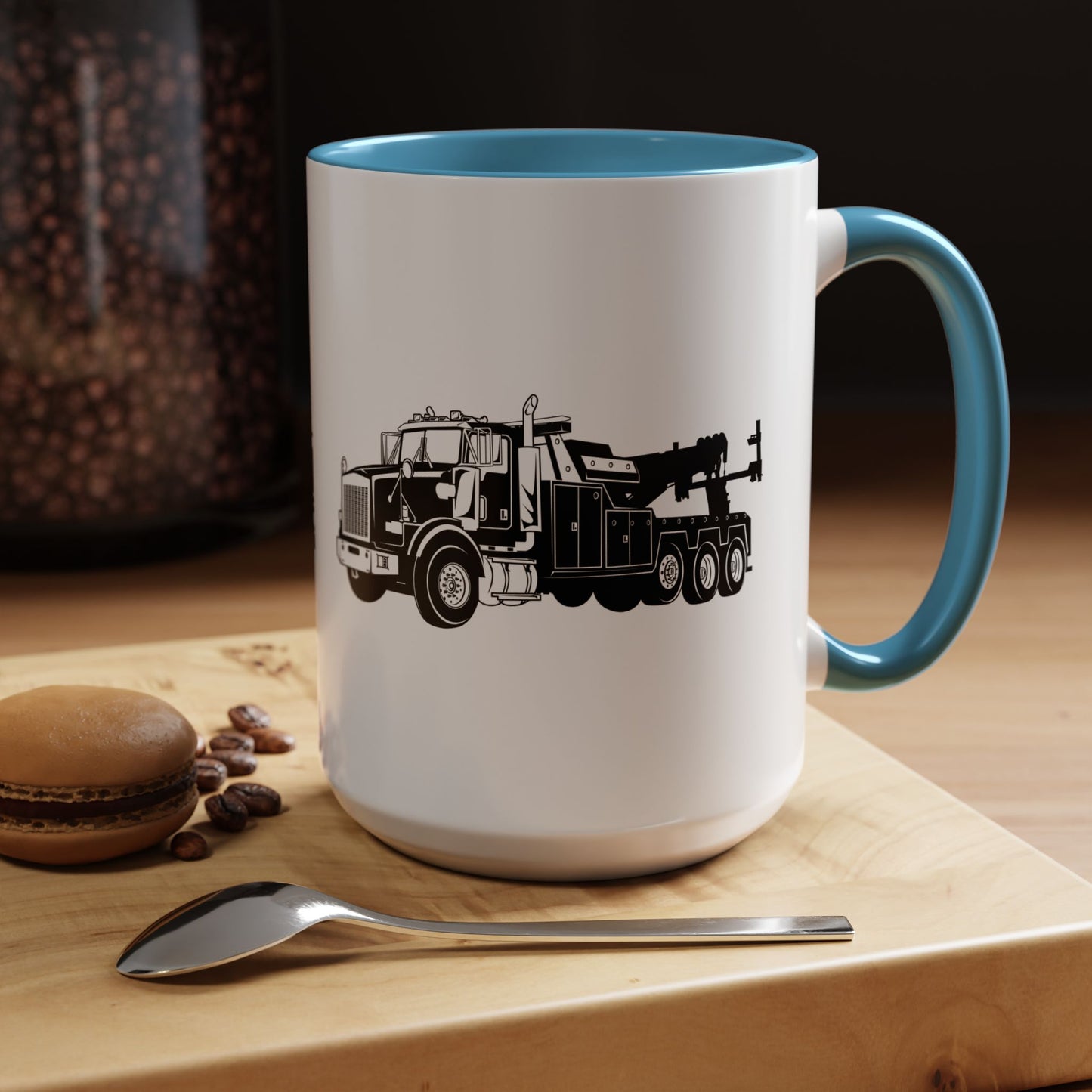 Heavy Tow Truck 2-Tone Coffee Mug