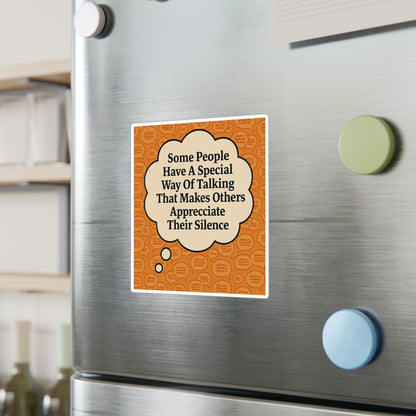 Special Way Of Talking Vinyl Decal
