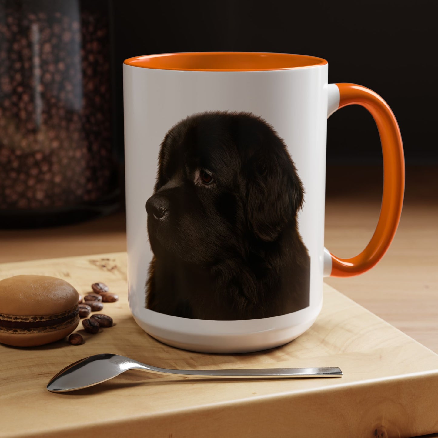 Newfie Head 2-Tone Coffee Mug