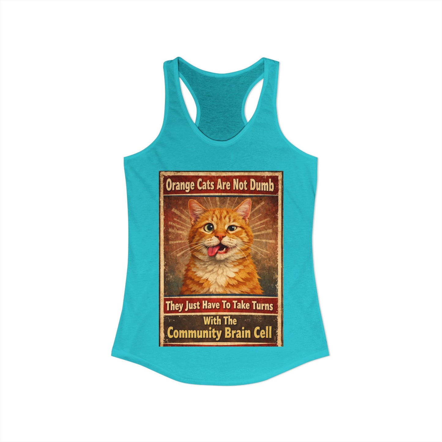 Community Brain Cell Women's Racerback Tank