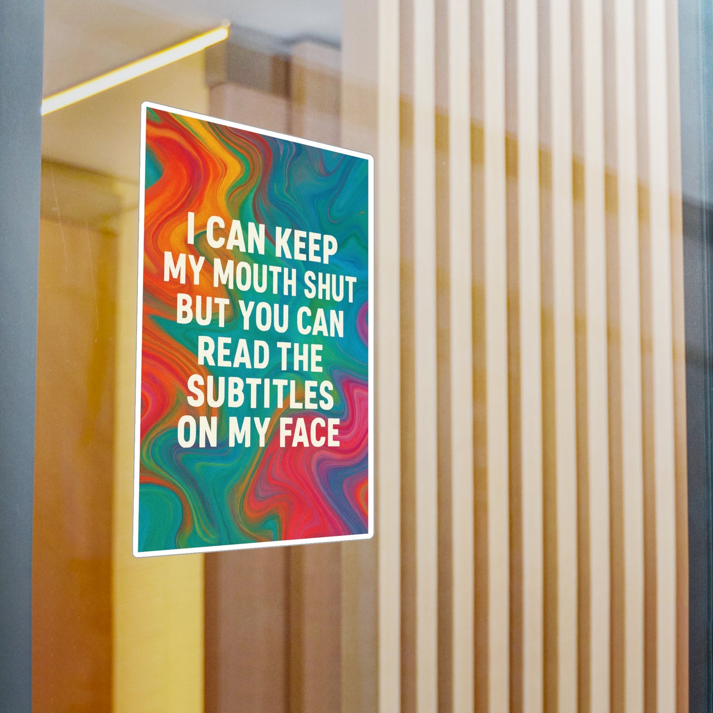 Subtitles Vinyl Decal