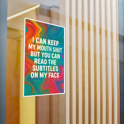 Subtitles Vinyl Decal