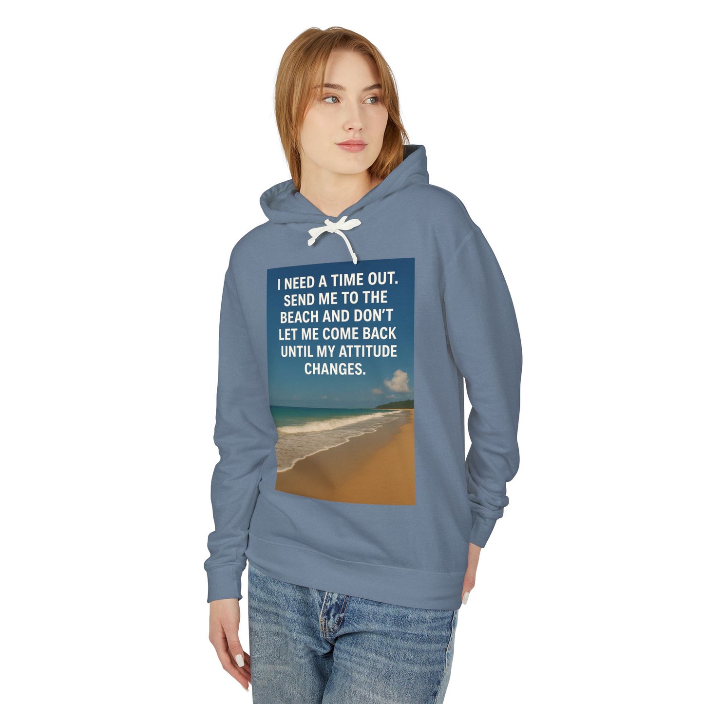 Time Out Unisex Lightweight Hoodie