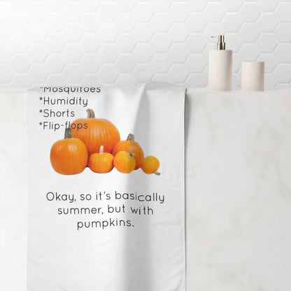 Fall In The South Mink-Cotton  Beach Towel