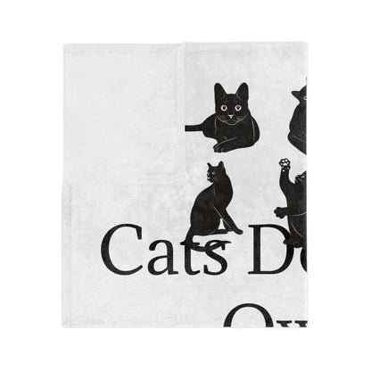 Cat Minions Velveteen Microfiber Blanket