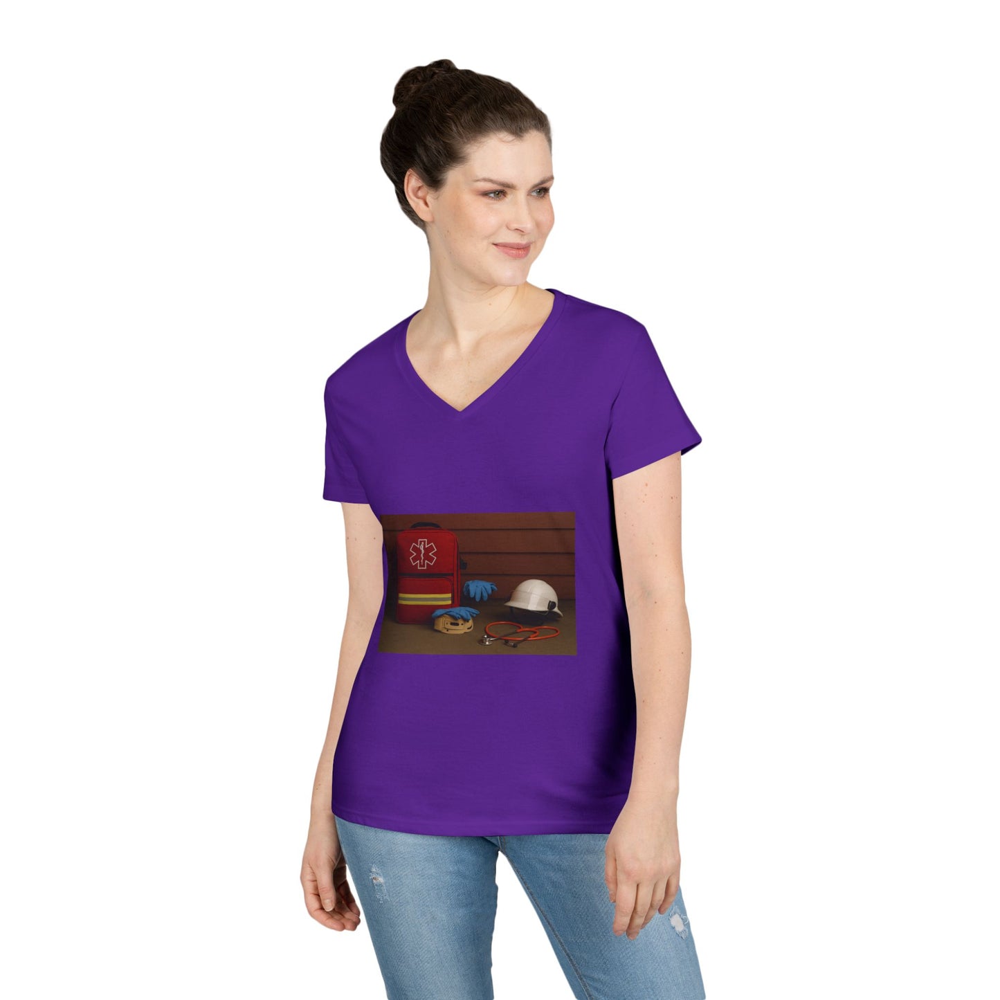 EMS Appreciation Women's V-Neck T-Shirt