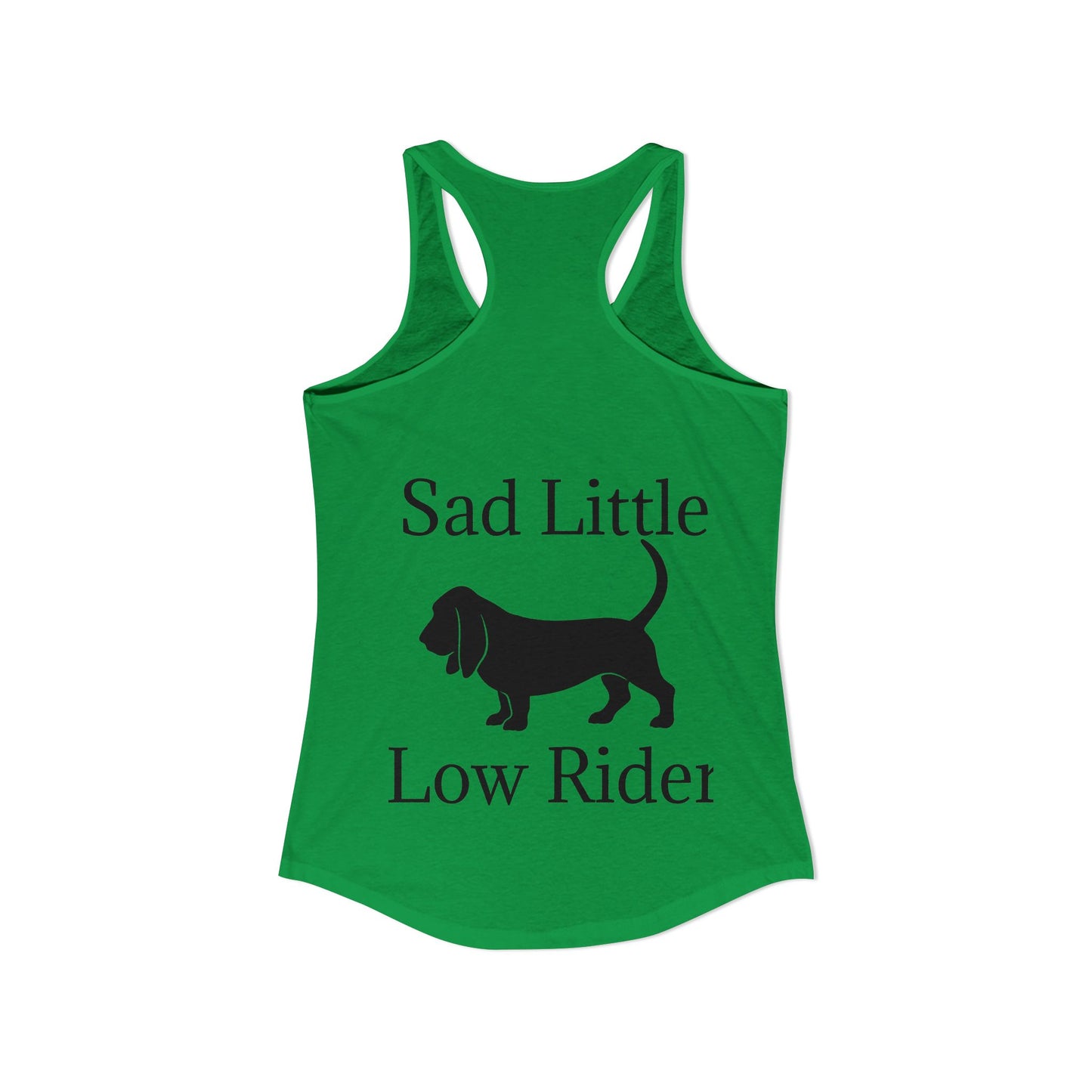 Sad Little Low Rider Women's Racerback Tank