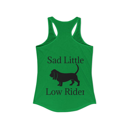 Sad Little Low Rider Women's Racerback Tank