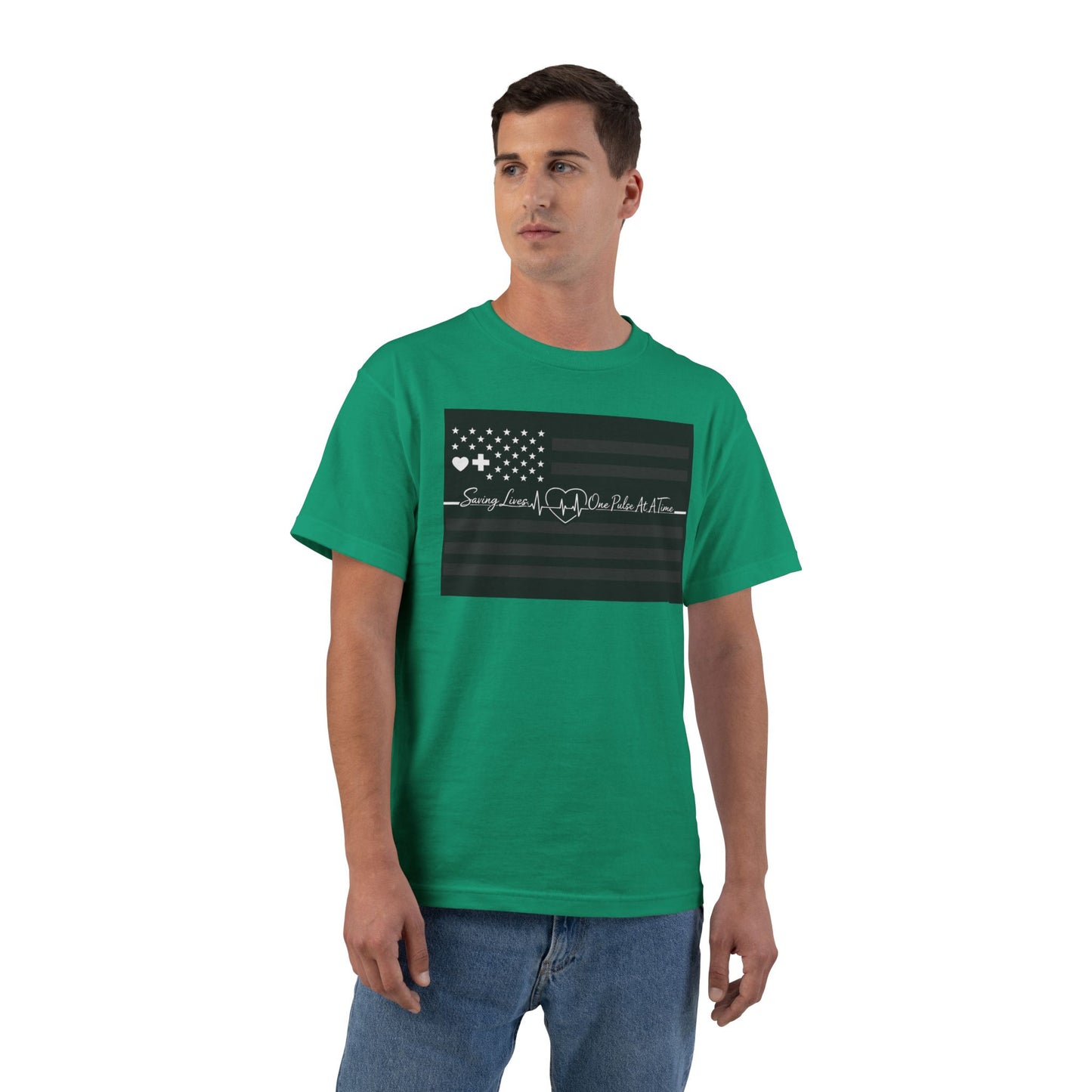 Thin White Line Men's Short-Sleeve Crewneck Tee
