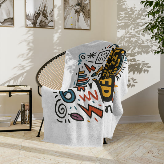 Multi-Tasker Velveteen Microfiber Blanket