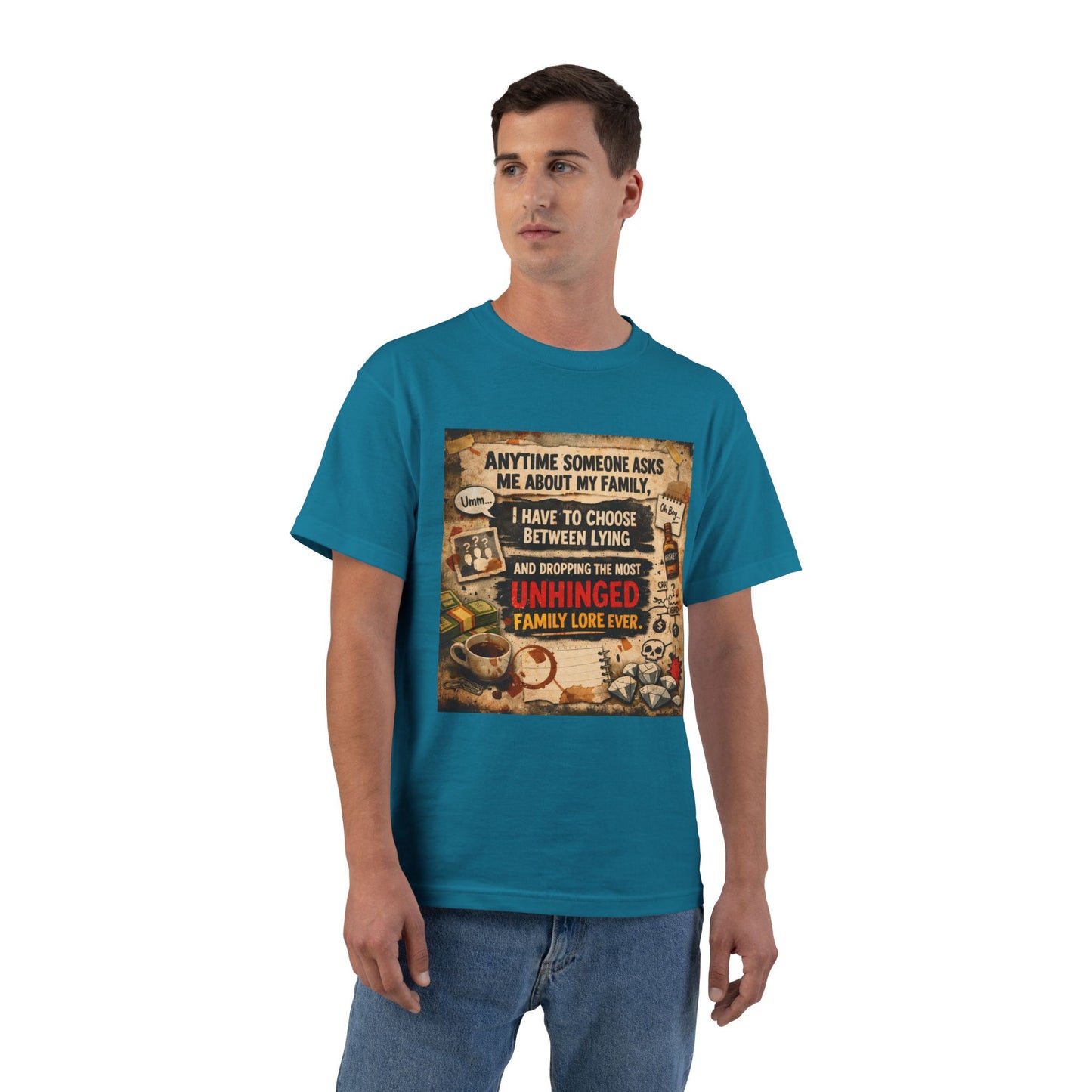 Unhinged Family Men's Short-Sleeve Crewneck Tee
