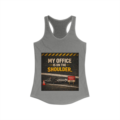My Office Women's Racerback Tank