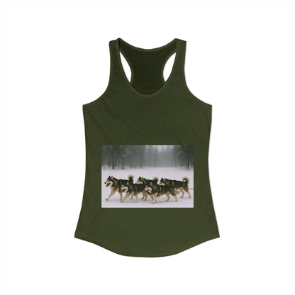 Mush On Women's Racerback Tank