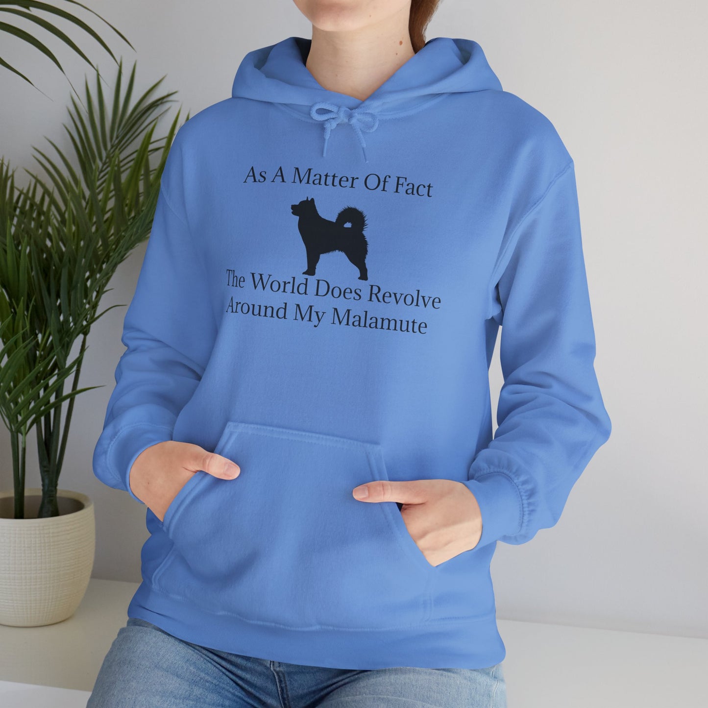Matter Of Fact Malamute Unisex Hoodie