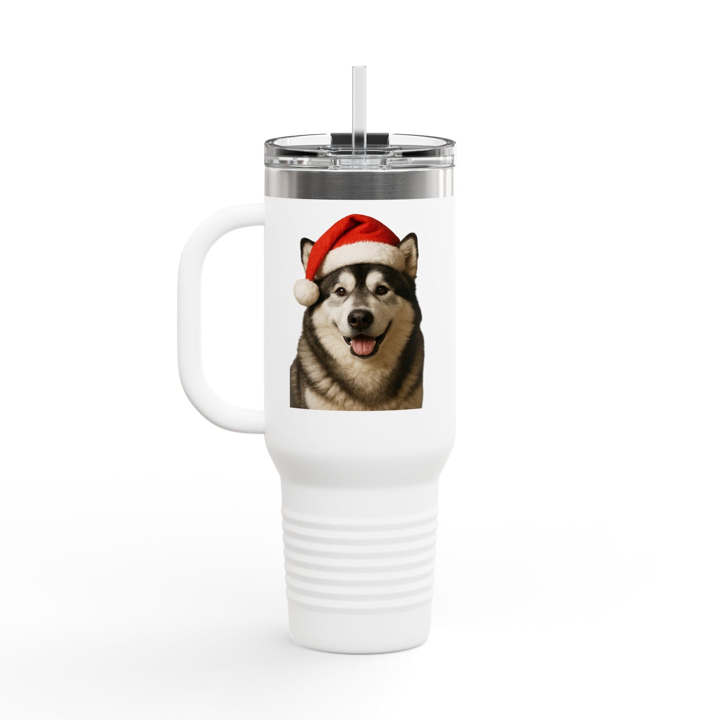 Santa Paws Malamute Insulated Travel Mug